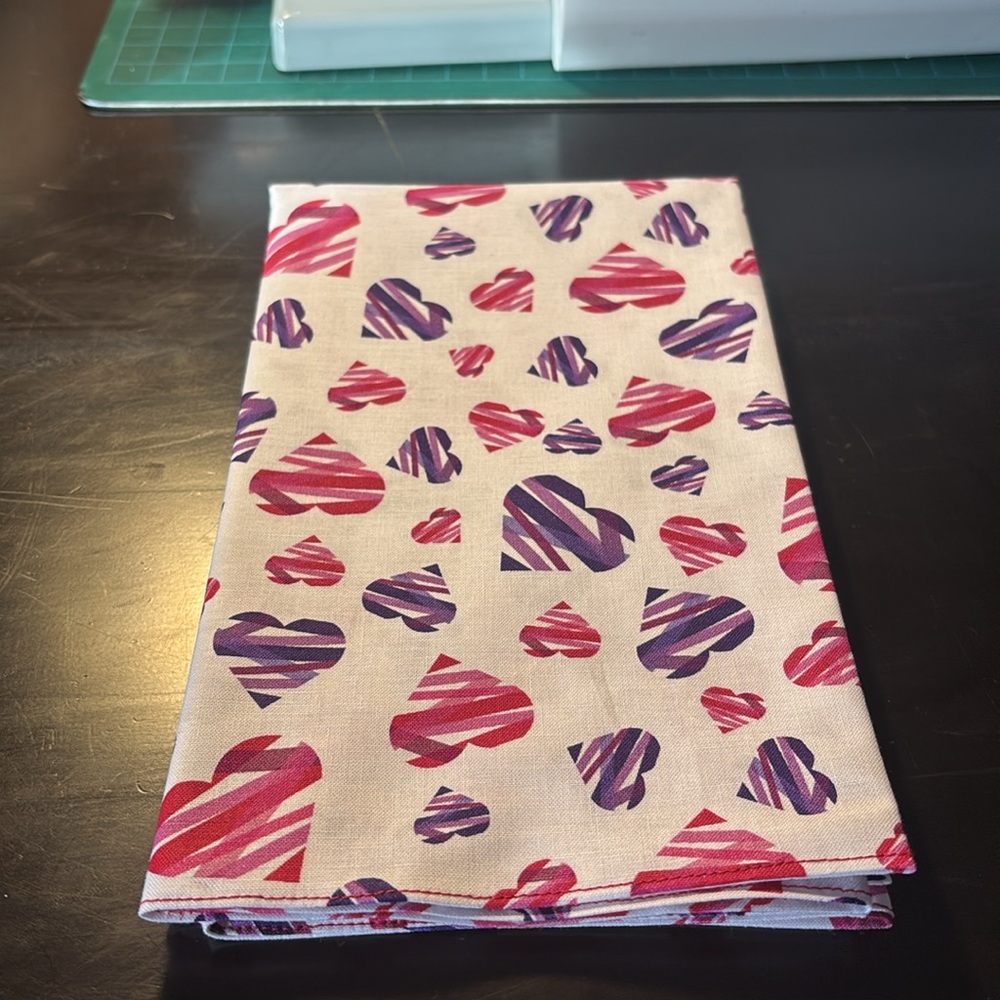 Valentine’s Day cotton tea towel